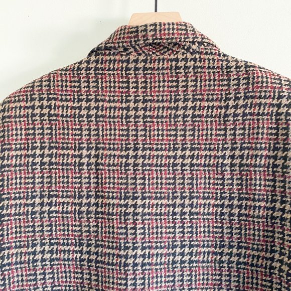 Sag Harbor Brown Wool Houndstooth Blazer - Picture 7 of 8